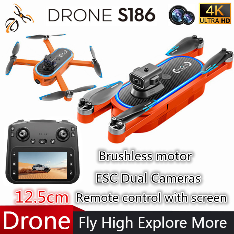 2025 S186 Drone professionnel  - Drone Gimbal Brushless avis et prix