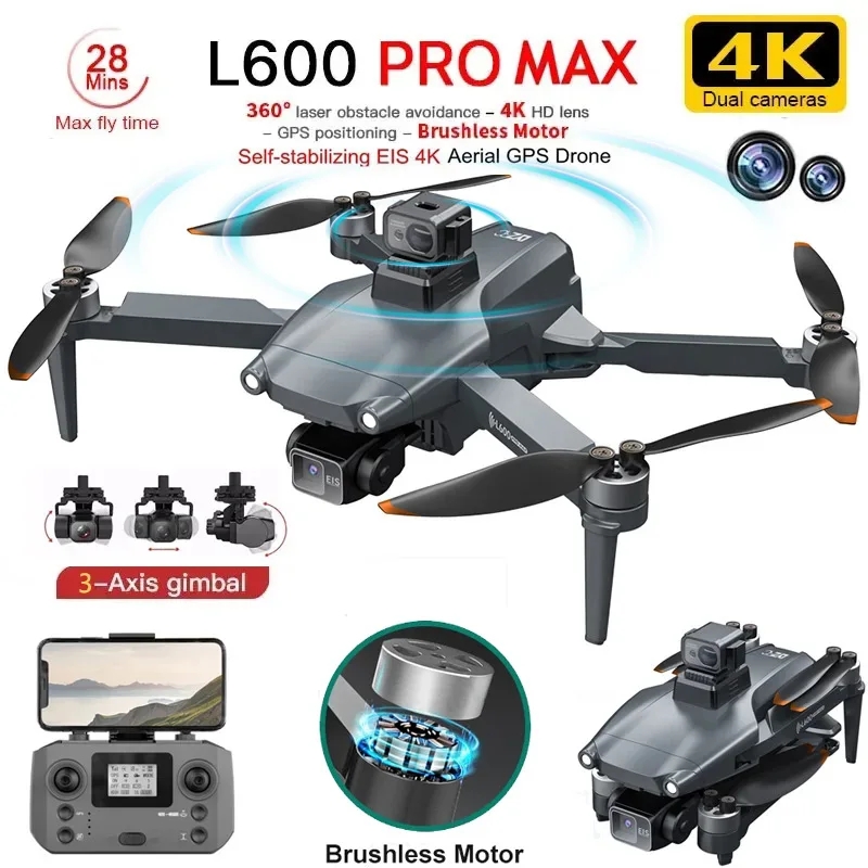 Drone GPS professionnel L600 P - Drone Gimbal Brushless avis et prix