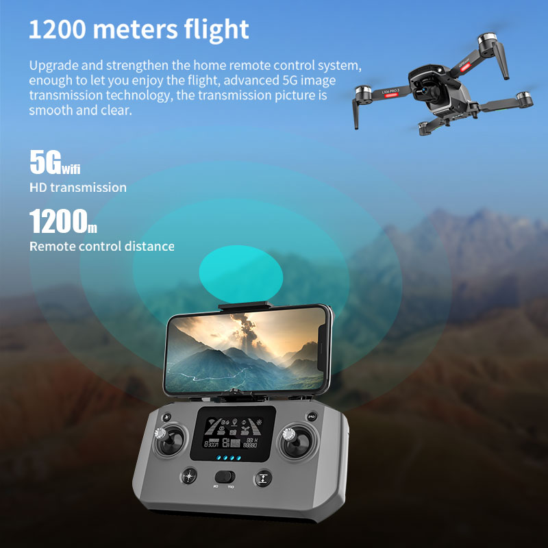 Drone L106 Pro 3 5G WIFI FPV P - Drone Gimbal 3 Axis avis et prix